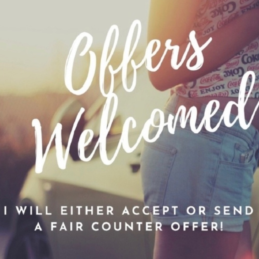 All fair offers welcome ♥️